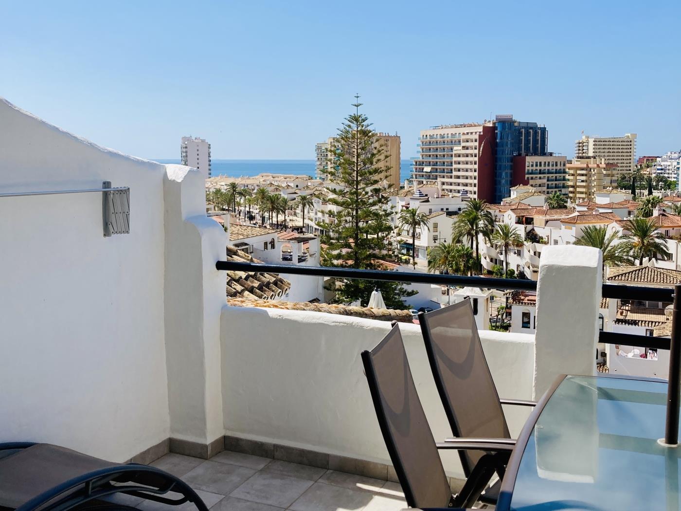 Splendida vista sul mare, 1 letto Pueblo Evita in Benalmádena