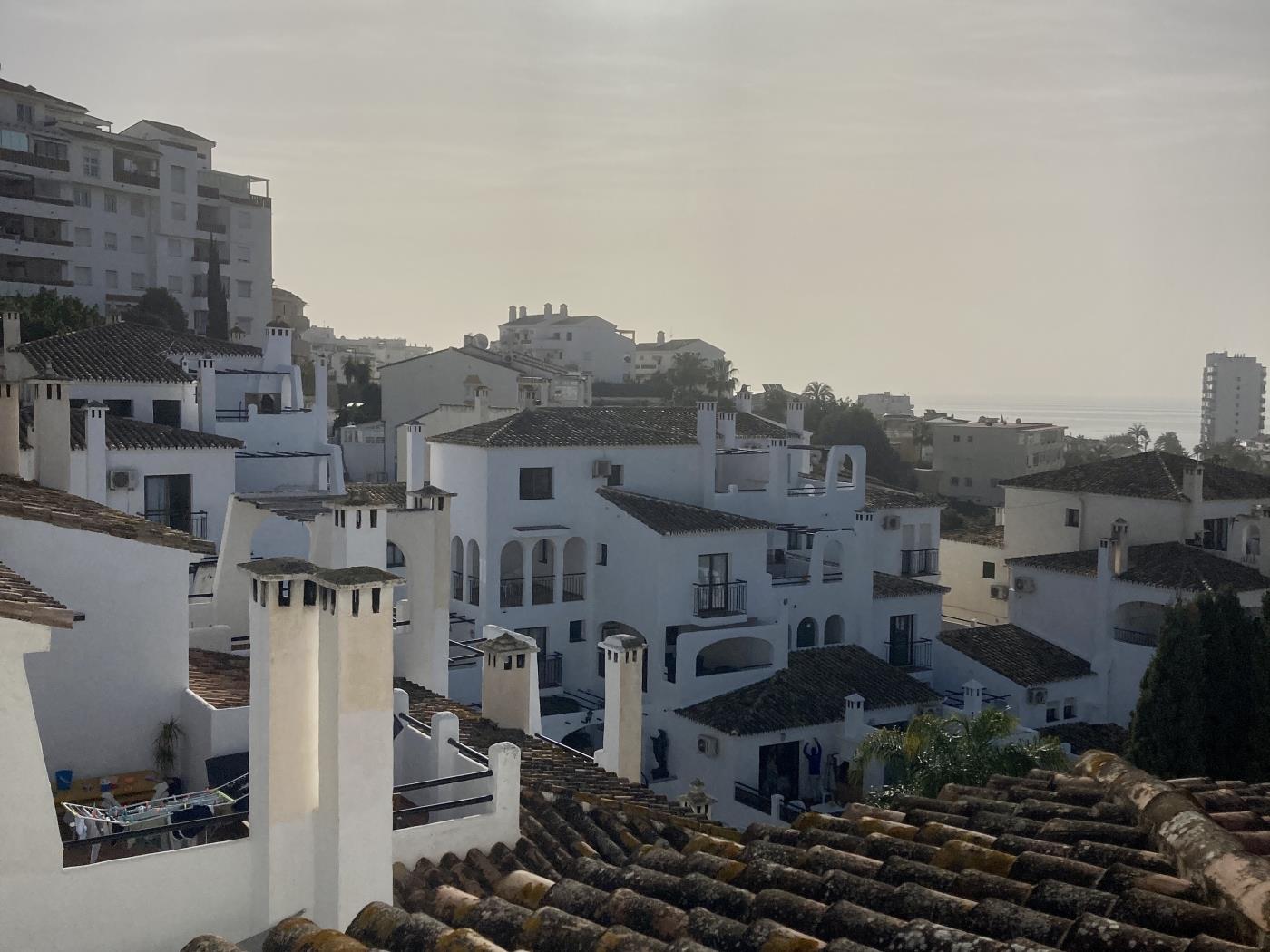 Meravigliosa vista sul mare 2 letti Pueblo Evita in Benalmádena