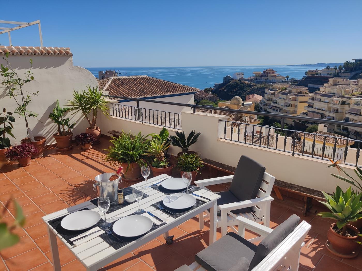 Cosy 1 bed Apt 50m2 Terrace in Benalmádena