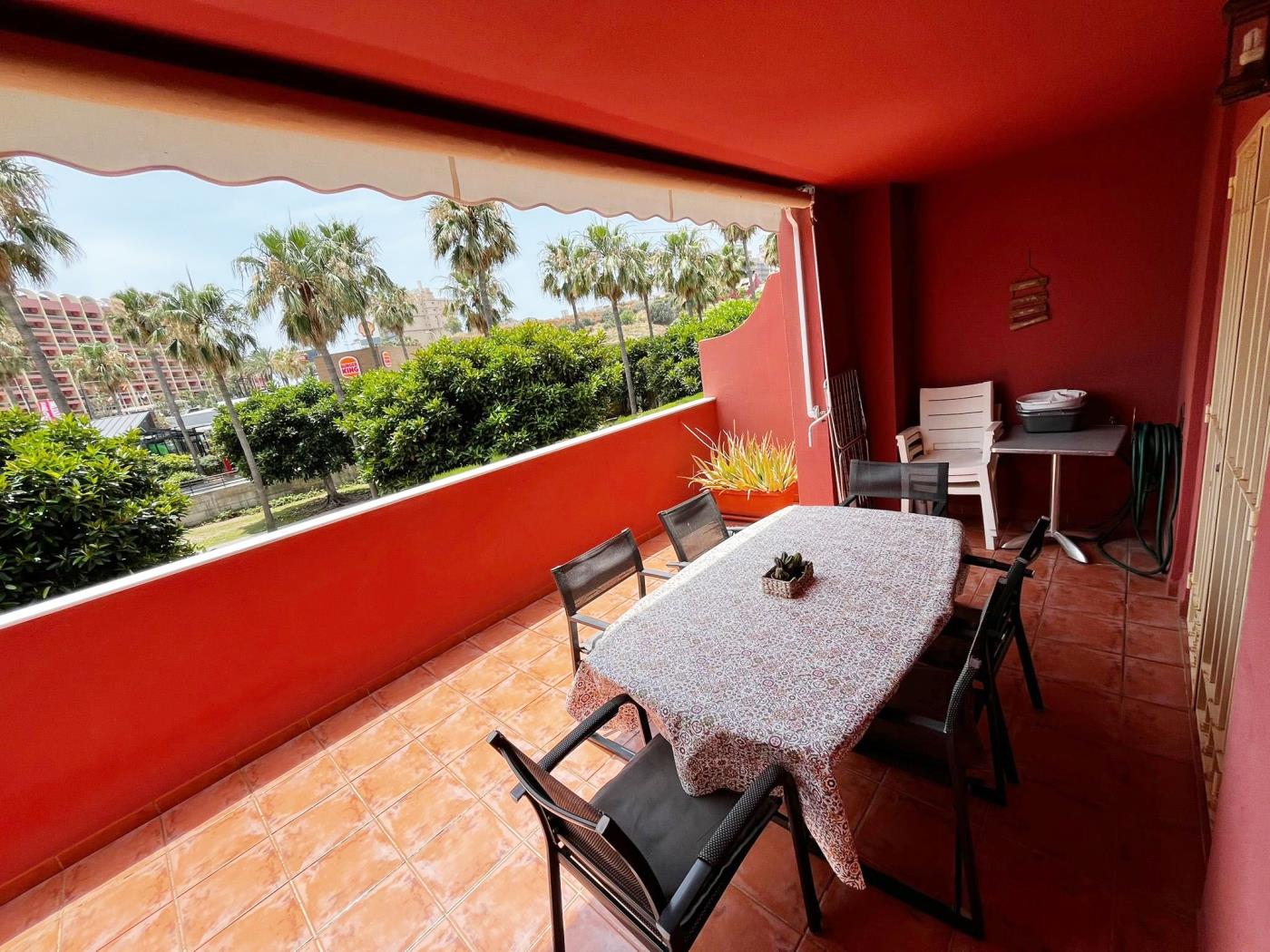 Stylish 2-Bedroom, 2-Bathroom Apartment Steps from the Beach in Benalmádena