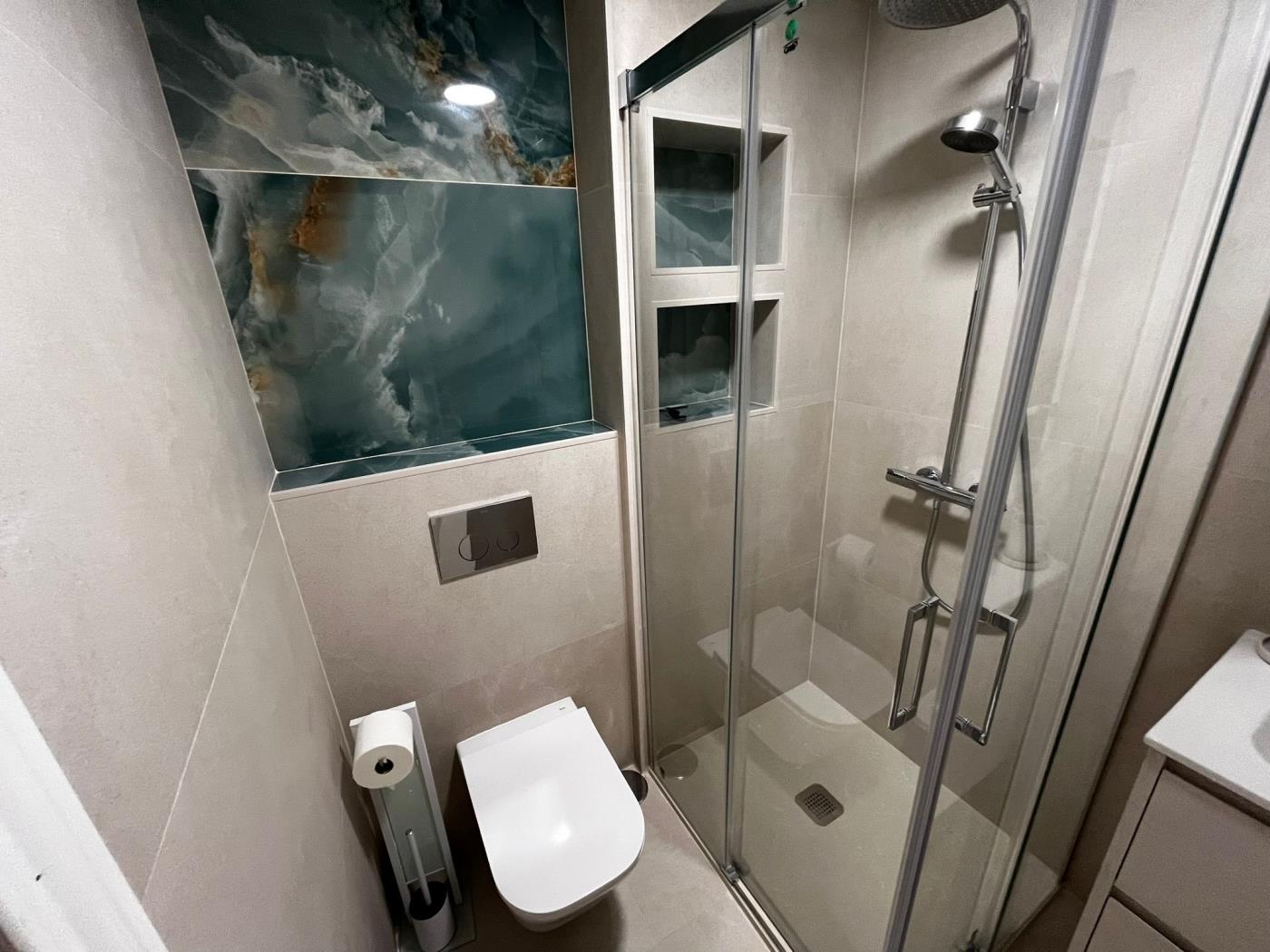 Stylish 2-Bedroom, 2-Bathroom Apartment Steps from the Beach in Benalmádena