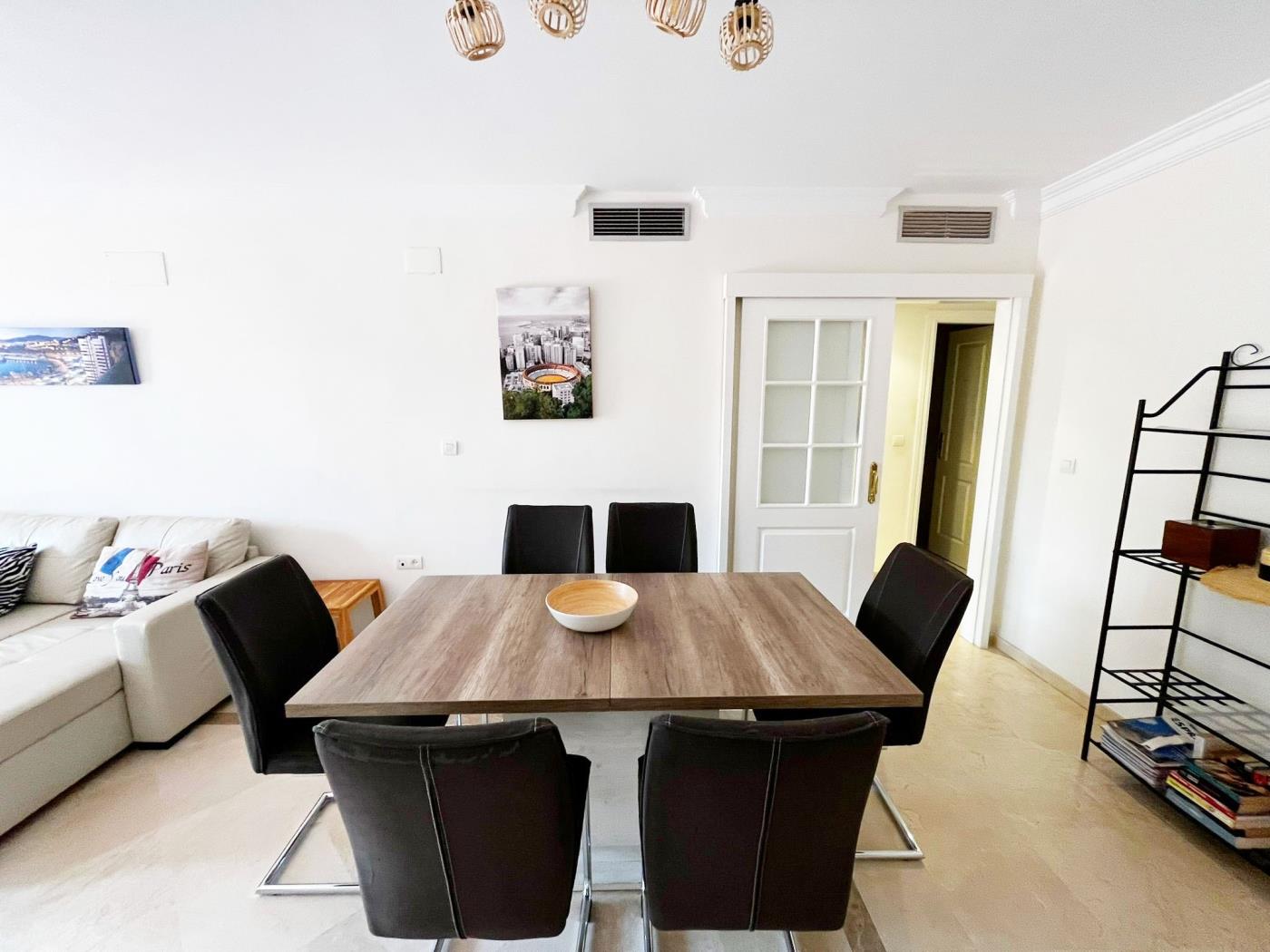 Stylish 2-Bedroom, 2-Bathroom Apartment Steps from the Beach in Benalmádena