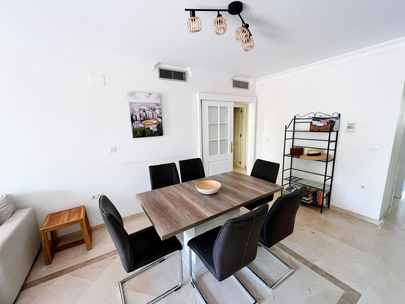 Stylish 2-Bedroom, 2-Bathroom Apartment Steps from the Beach in Benalmádena